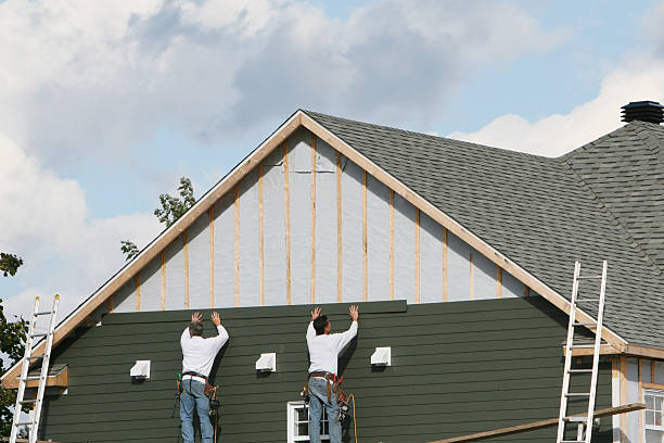 Professional Siding Repair technician working in Cape Charles, VA